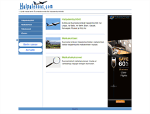 Tablet Screenshot of halpalennot.com